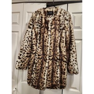 Leopard Print Teddy Jacket